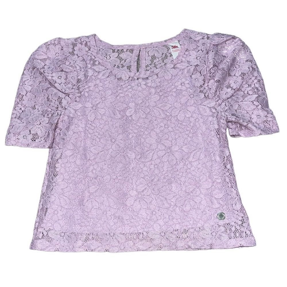 Justice Lace Cropped Top